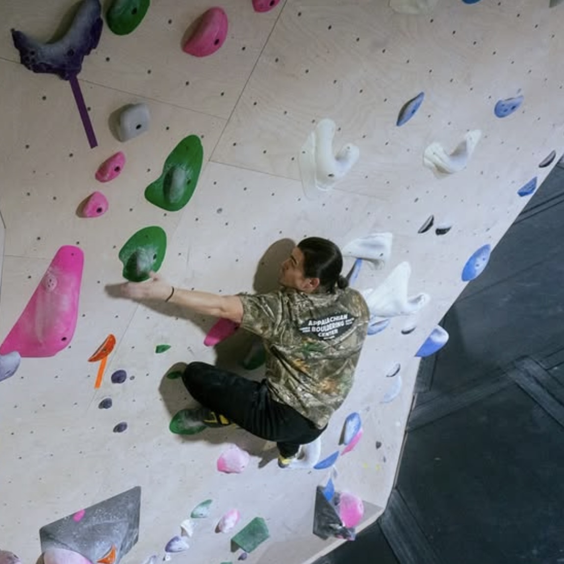 Dom indoor bouldering.